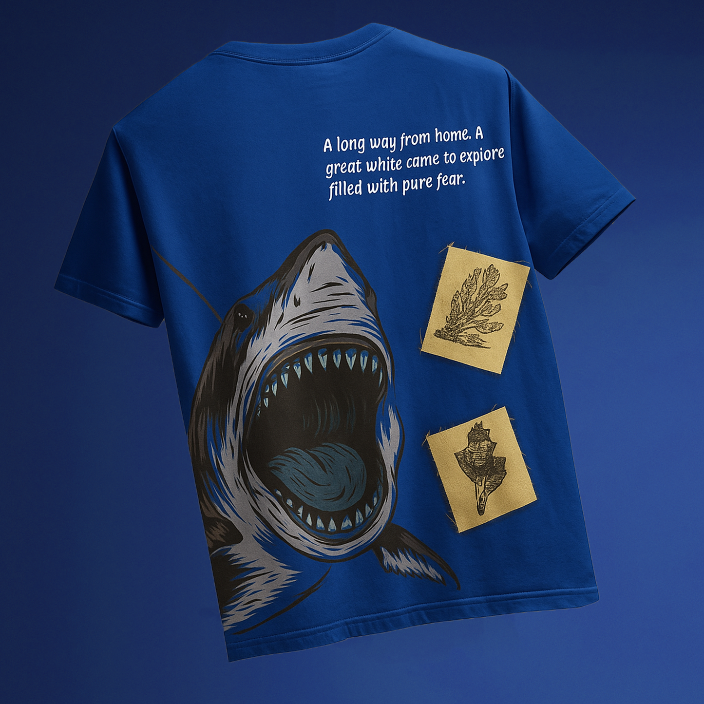 SHARKÍE PATCH WORK OVERSIZED T-SHIRT