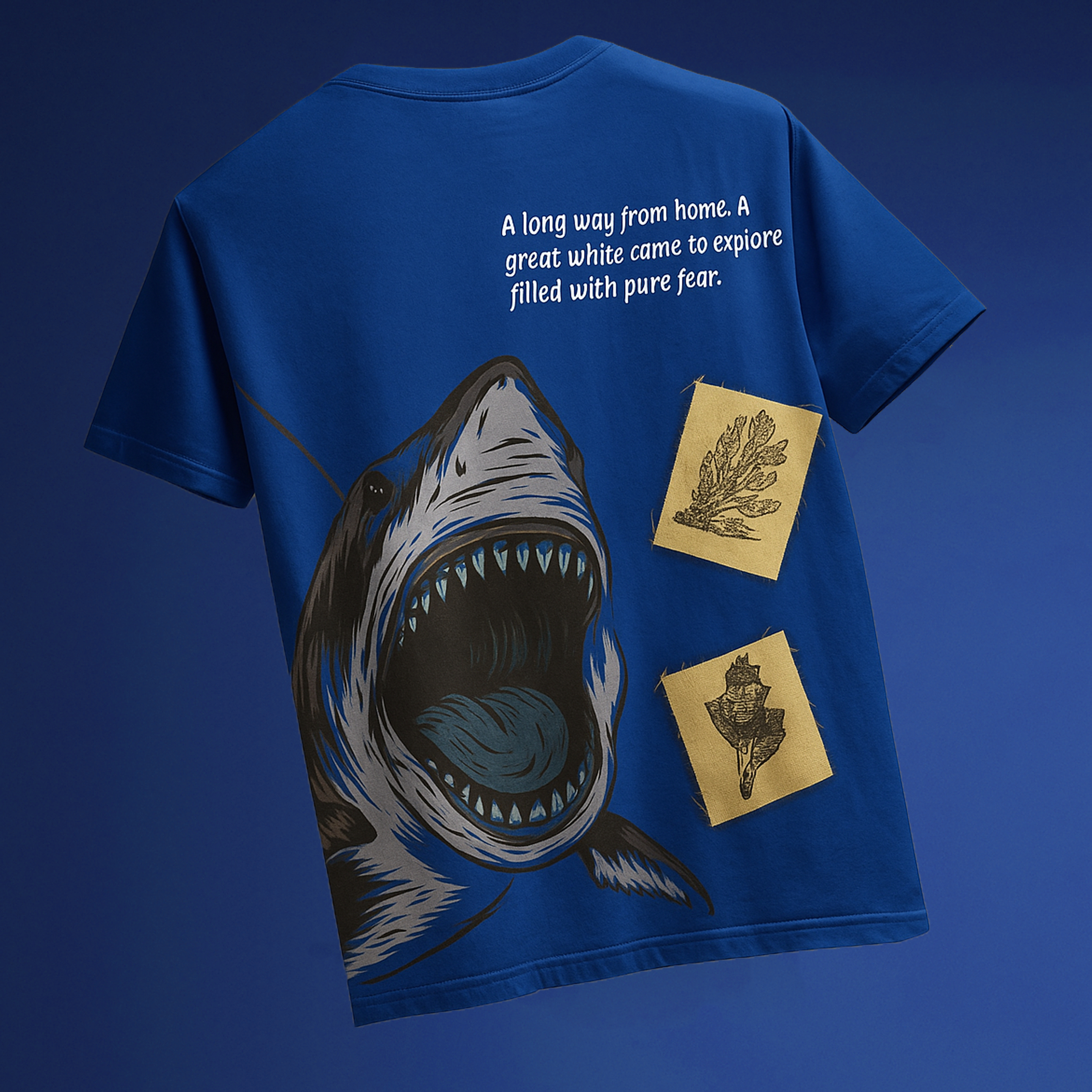SHARKÍE PATCH WORK OVERSIZED T-SHIRT