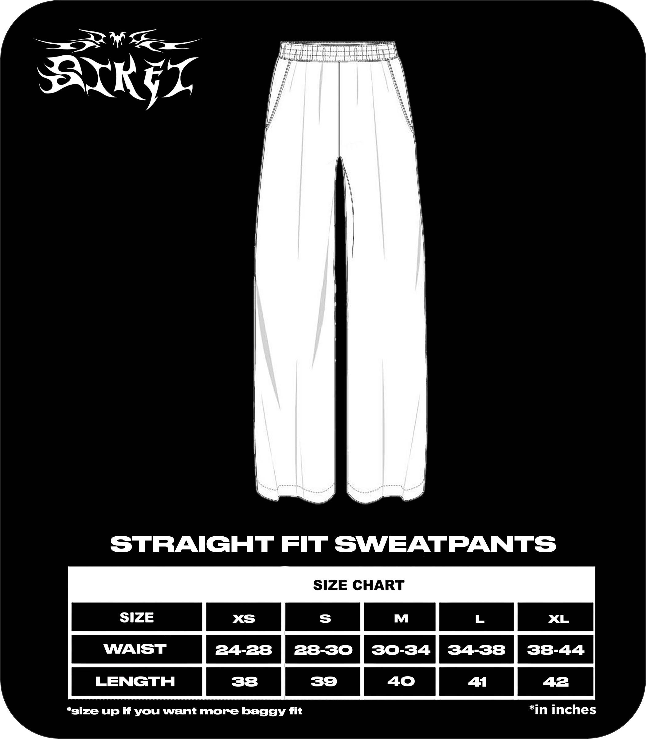 HEAVEN WINGS BAGGY SWEATPANTS