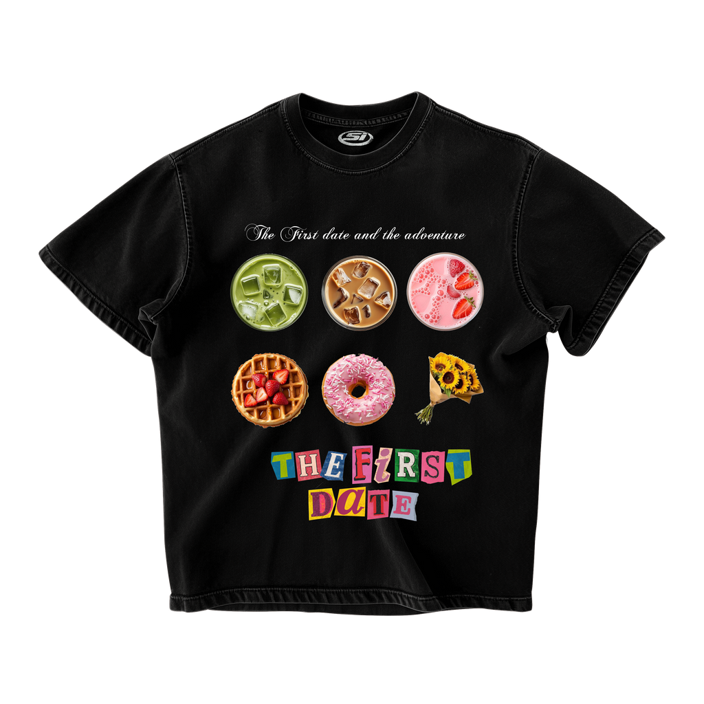 THE FIRST DATE OVERSIZED T-SHIRT
