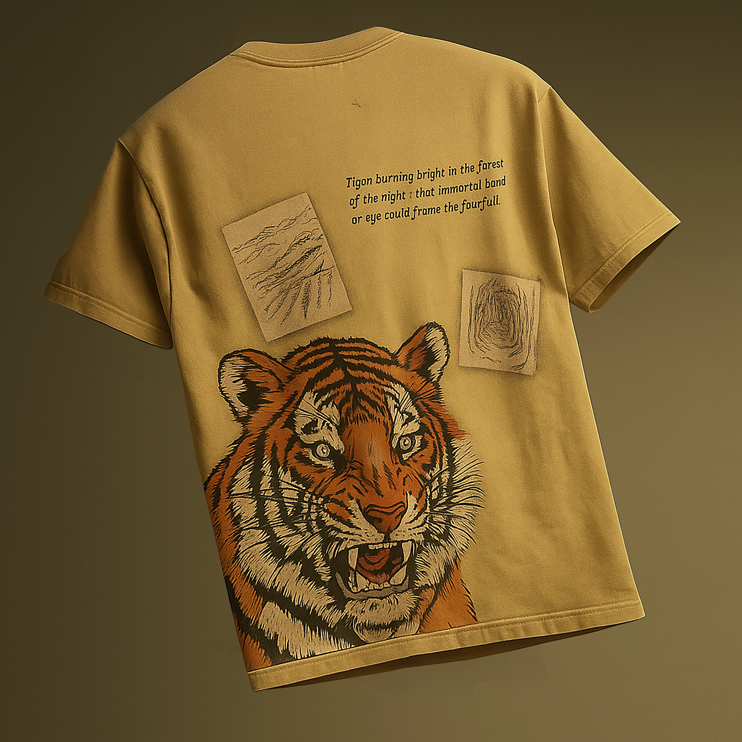 TÍGER PATCH WORK OVERSIZED T-SHIRT
