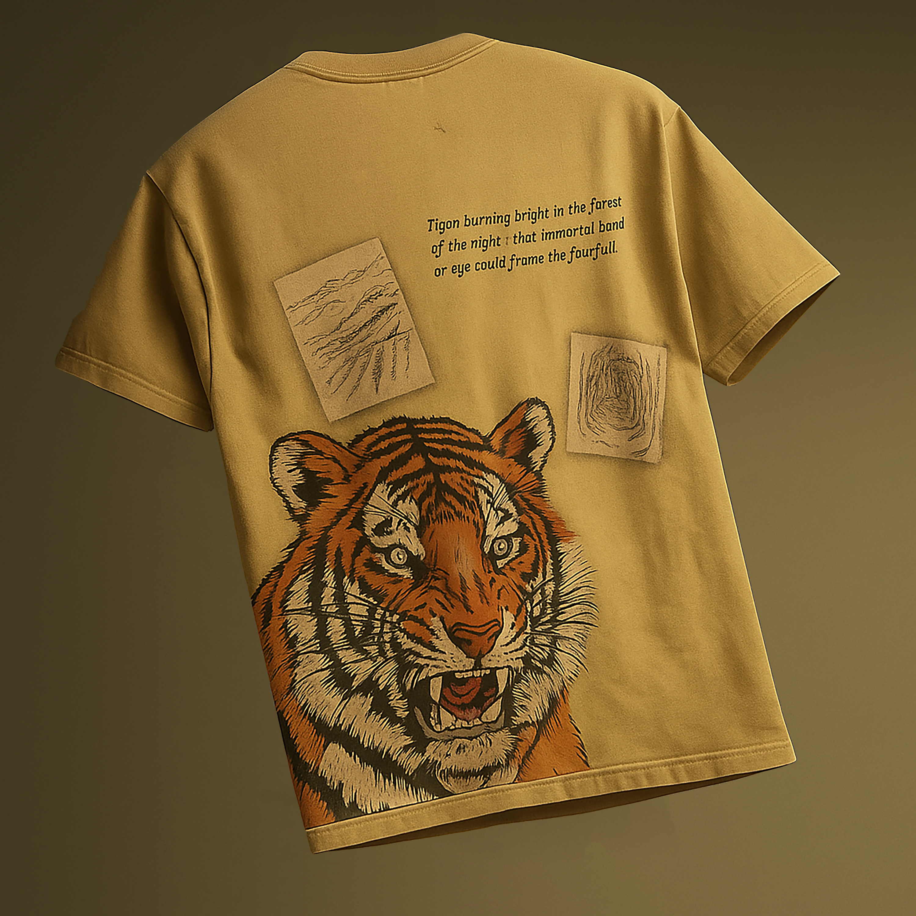 TÍGER PATCH WORK OVERSIZED T-SHIRT